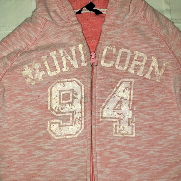 Girls Zip Up Sweater With Hoodie - Picture 2 of 5